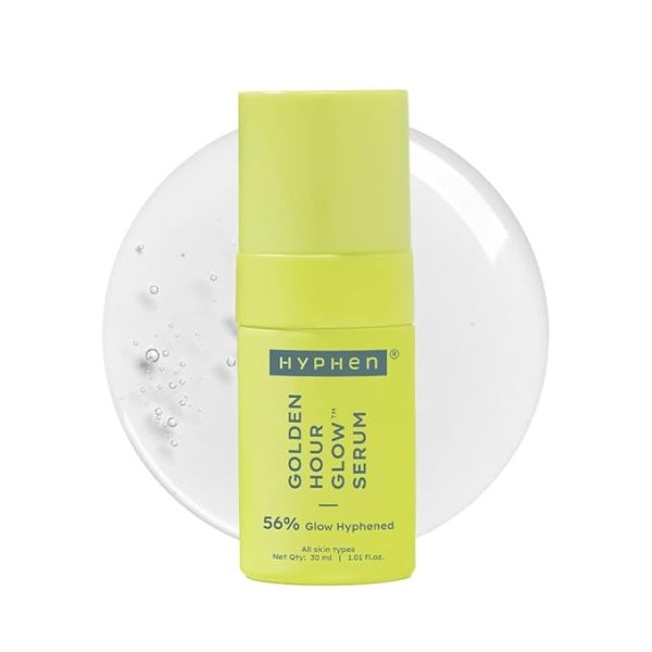 hyphen brightening 5% niacinamide, 1% alpha arbutin face serum | with 25% kakadu plum 20x more vitamin c serum for glowing skin | 56% glow actives for dark spots & pigmentation | all skin types 30ml